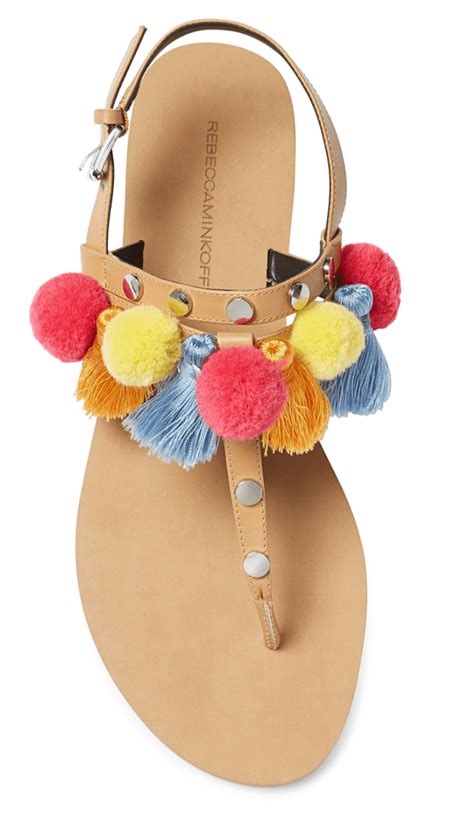 fendi pom pom flat sandals|Women's Designer Sandals & Mules .